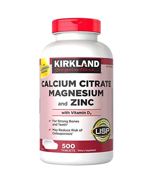 Calcium Citrate Magnesium and Zinc with Vitamin D3 tab. №500(Kirkland) - упк