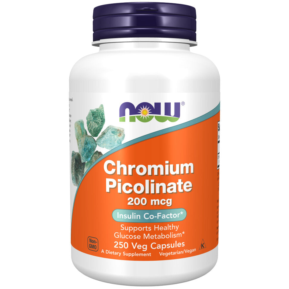 Chromium Picolinate 200mcg 250kaps (Now)