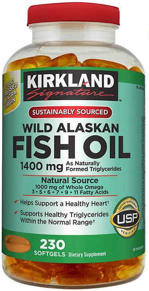 Wild Alaskan Fish Oil kaps. 1400mg №230 (Kirkland) - упк
