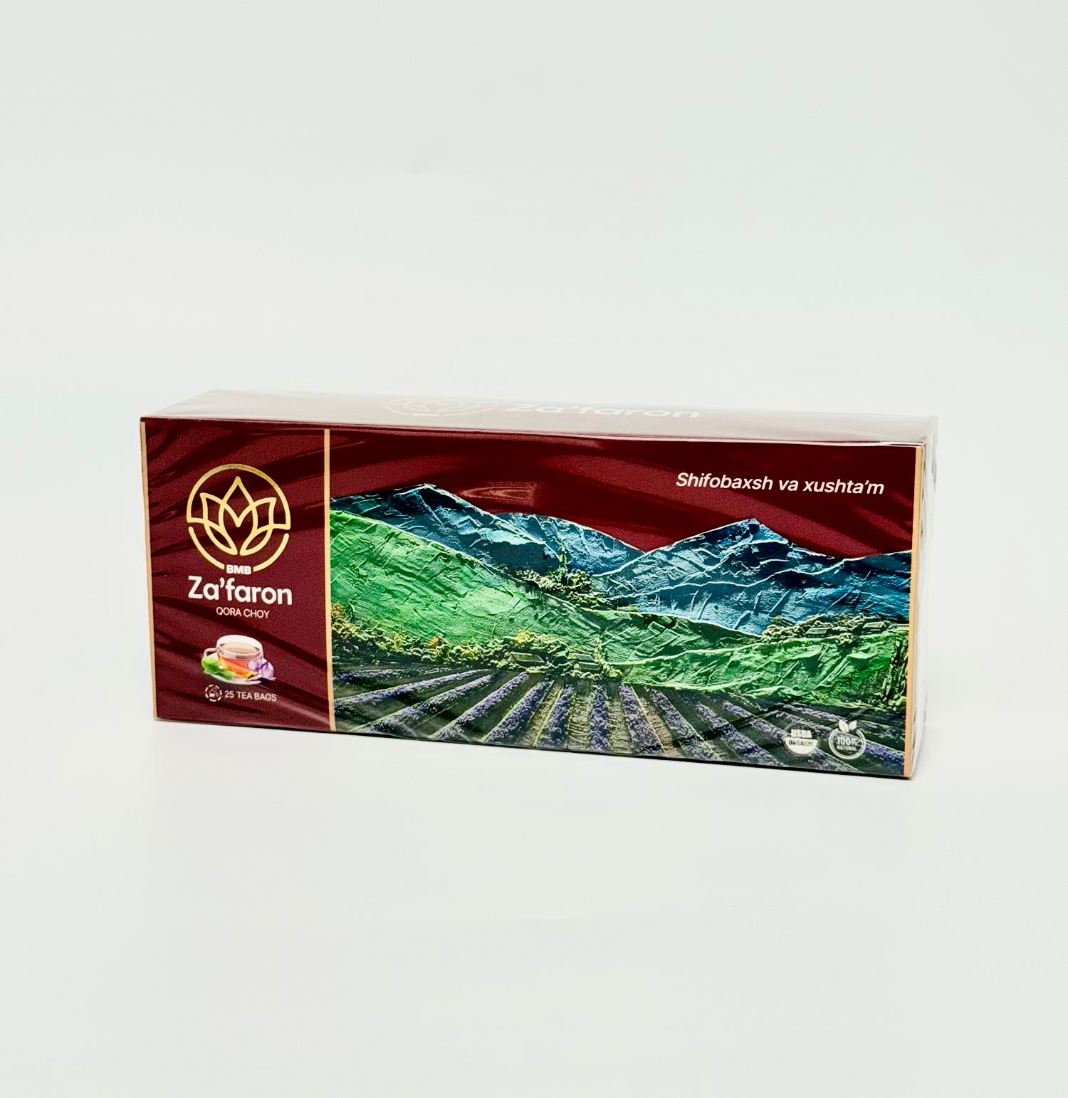 Zafaron Qora choy 25 tea bags