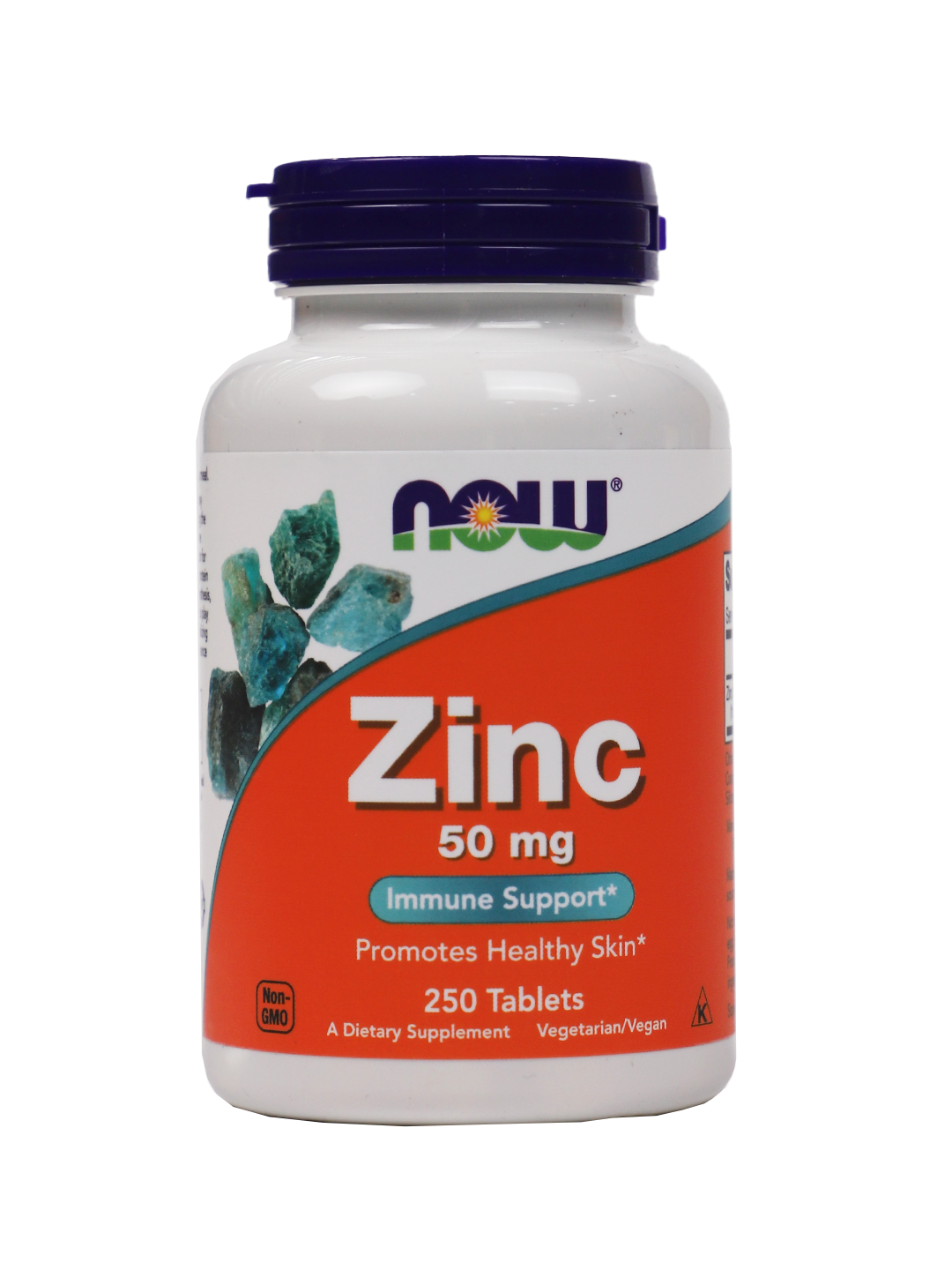 Zinc 50mg 250 tab (Now)
